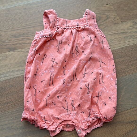 Floral and Coral rompers 24M - Picture 4 of 5